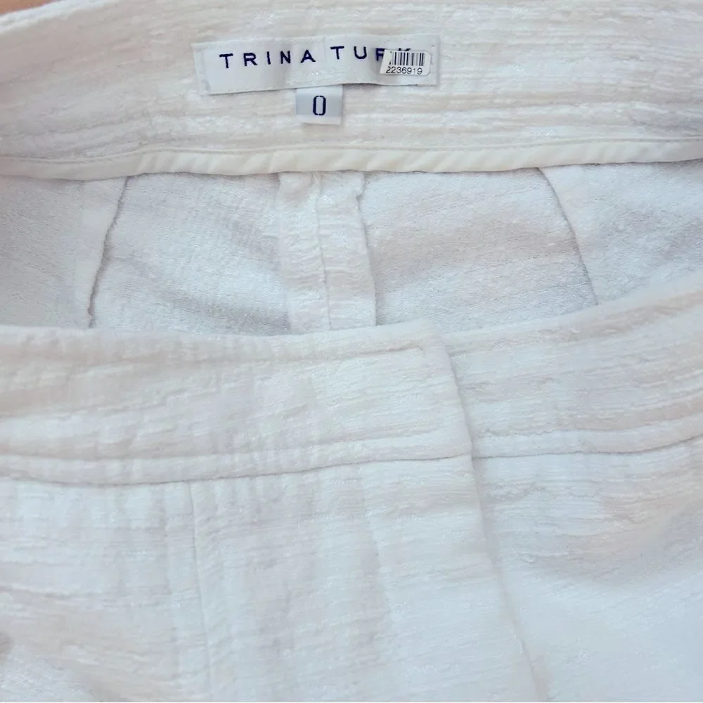 Trina Turk White North Beach Pants Size 0